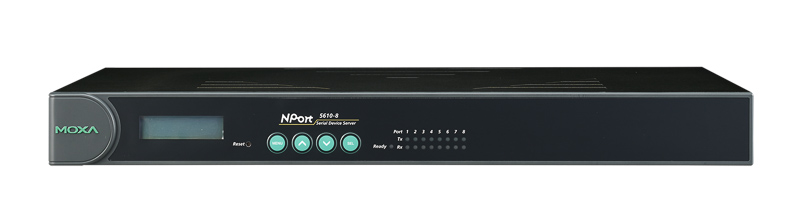 NPort 5610 Rack Mount Device Server, RS232, 8 Port, 48VDC 